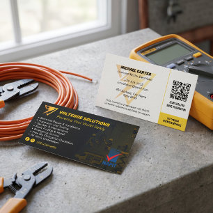 Electrical Services Speciality construction Business Card