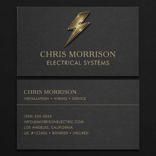 Electrical Systems Professional Business Card