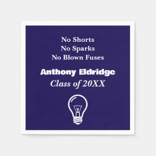 Electrical Technology Graduation Napkin