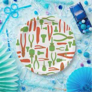 Electrical Tools of the Trade Paper Plate