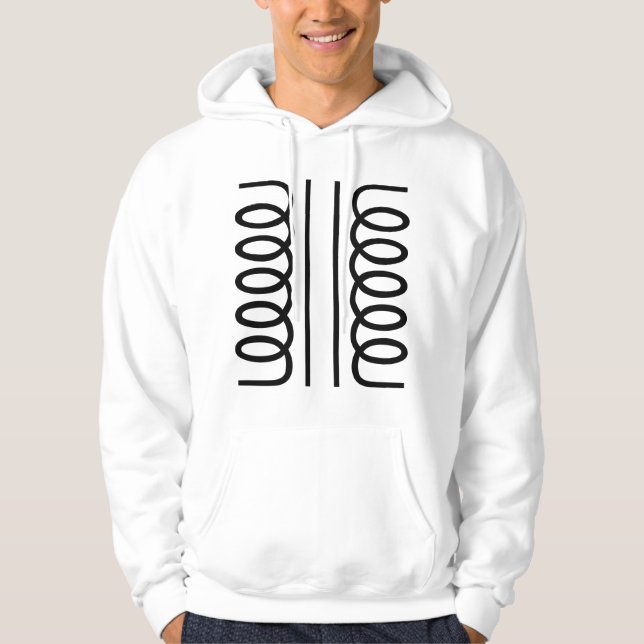 Electrical Transformer - Black Hoodie (Front)