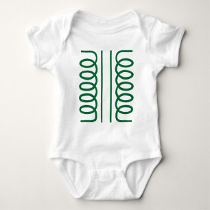 Electrical Transformer Symbol Baby Bodysuit