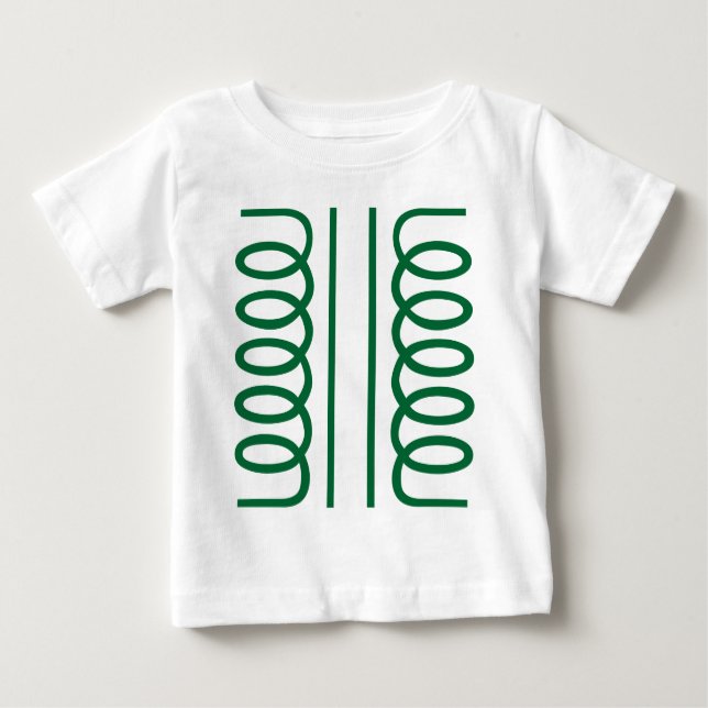 Electrical Transformer Symbol Baby T-Shirt (Front)
