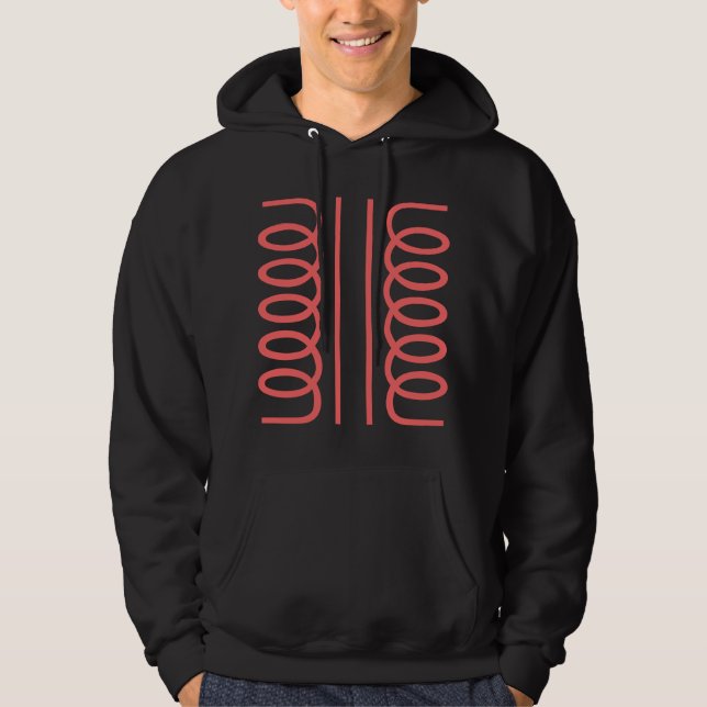 Electrical Transformer Symbol Hoodie (Front)