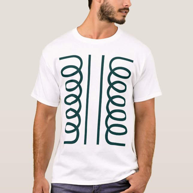 Electrical Transformer Symbol T-Shirt (Front)