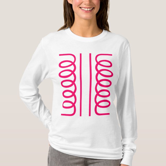 Electrical Transformer Symbol T-Shirt (Front)
