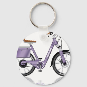 ElectricBicycleVectorDetailed Key Ring