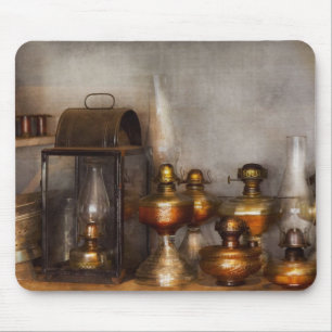 Electrician - A collection of oil lanterns .jpg Mouse Pad