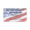 Electrician American Flag Two Side Business Cards