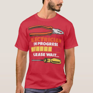Electrician Apprentice Loading Journeyman  T-Shirt