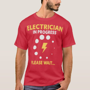 Electrician Apprentice Loading Journeyman T-Shirt