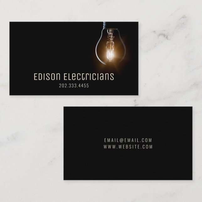 Electrician Business Card (Front/Back)