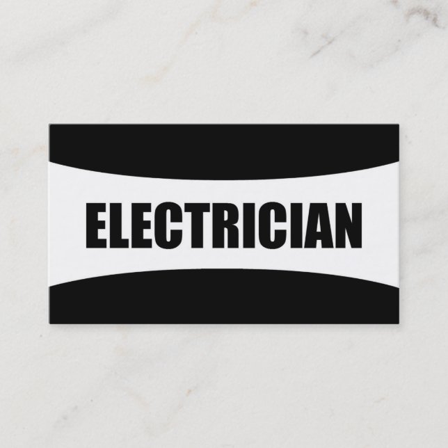 Electrician Business Card (Front)