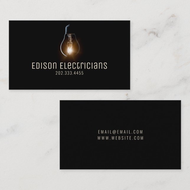 Electrician Business Card (Front/Back)