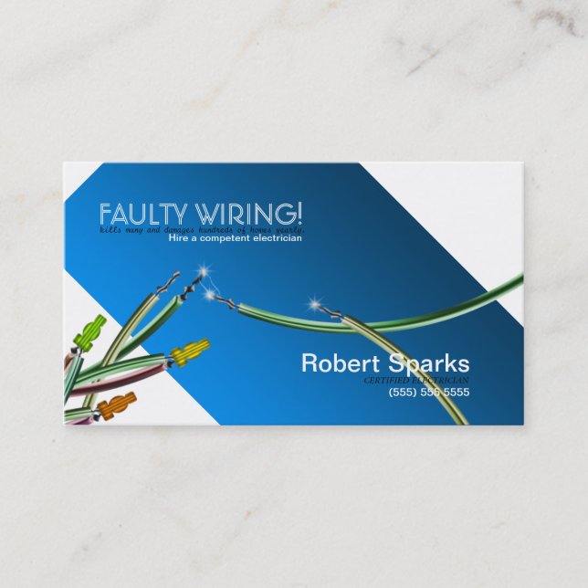 Electrician Business Card (Front)