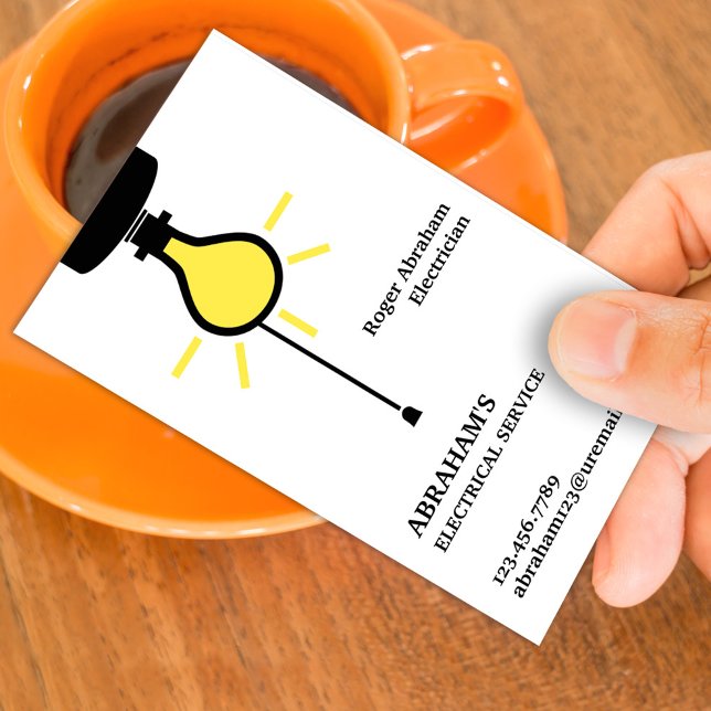 Electrician Business Card (Creator Uploaded)