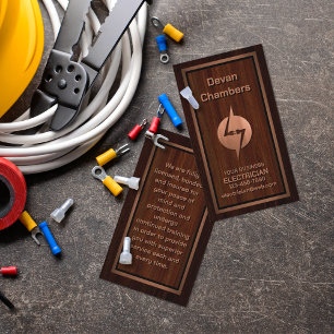 Electrician Business Card