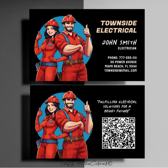 Electrician Business Card (Creator Uploaded)