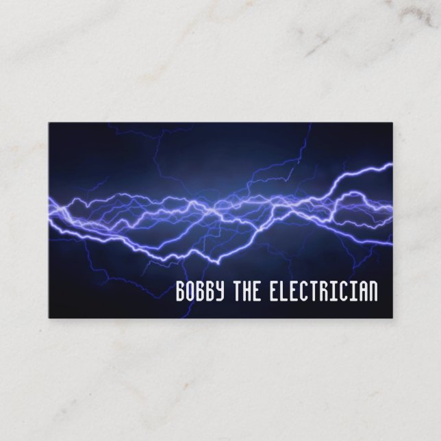Electrician business card (Front)