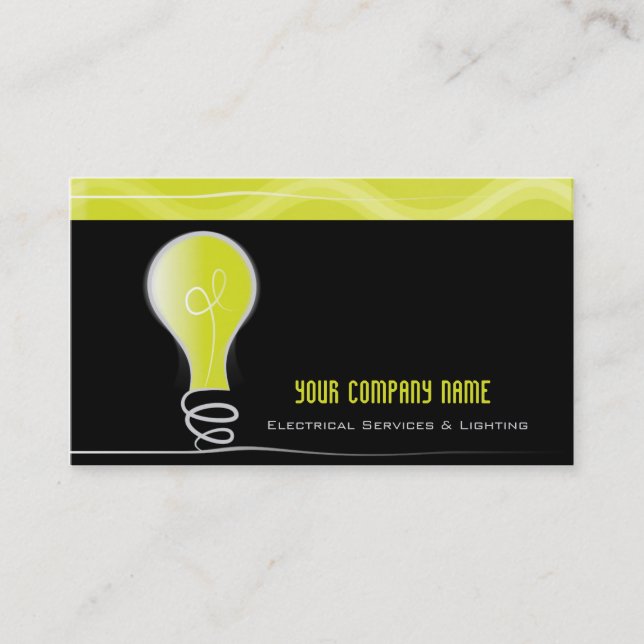 Electrician business card (Front)