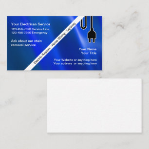 Electrician Business Cards