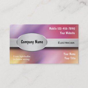 Electrician Business Cards