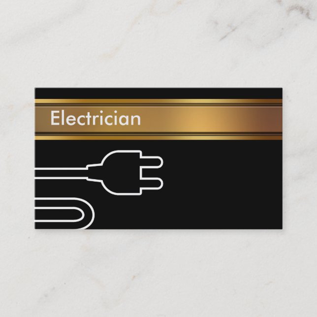 Electrician Business Cards (Front)