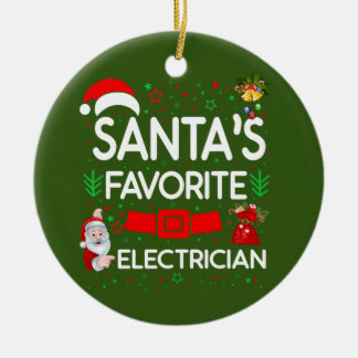 Electrician Ceramic Tree Decoration