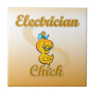 Electrician Chick Tile
