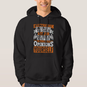 Electrician Dad Apparel Electric Lineman for Men 1 Hoodie