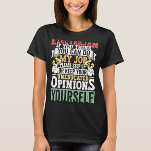 Electrician Dad Apparel Electric Lineman for Men 1 T-Shirt