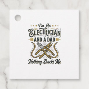 Electrician Dad Nothing Shocks Me Vintage Shirt De Favour Tags