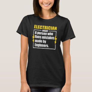Electrician Definition Electrician T-Shirt