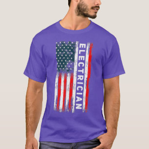 Electrician Design for Men & Funny Electrical Desi T-Shirt