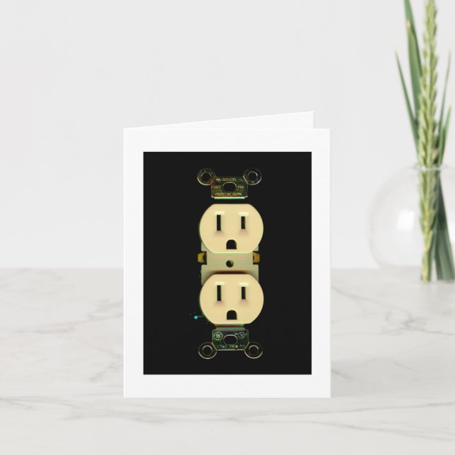 Electrician electrical company custom thank you (Front)