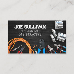 Electrician Electrical Contractor Business Card