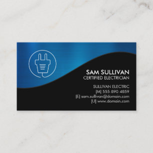 Electrician Electrical Contractor Business Card