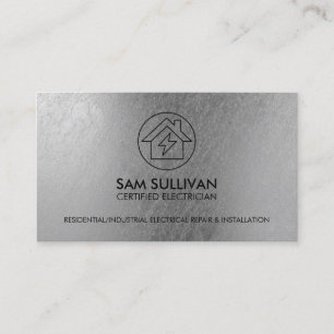Electrician Electrical Contractor Business Card