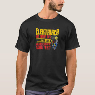 Electrician Electricity electrician Lighting techn T-Shirt