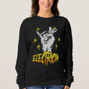 Electrician Electricity Voltage Lineman Craftsman Sweatshirt
