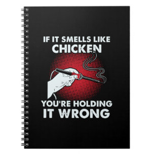 Electrician Funny Solder If it Smells Like Chicken Notebook
