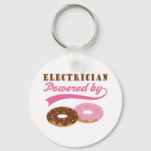 Electrician Gift (Doughnuts) Key Ring