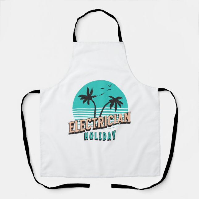 Electrician Holiday Apron (Front)