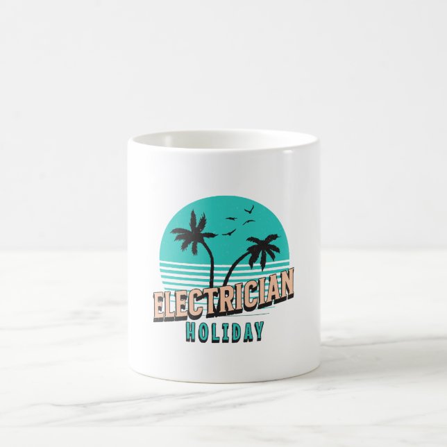 Electrician Holiday Coffee Mug (Center)