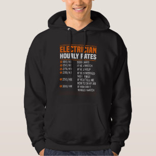 Electrician Hourly Rate Electrical Engineer Linema Hoodie