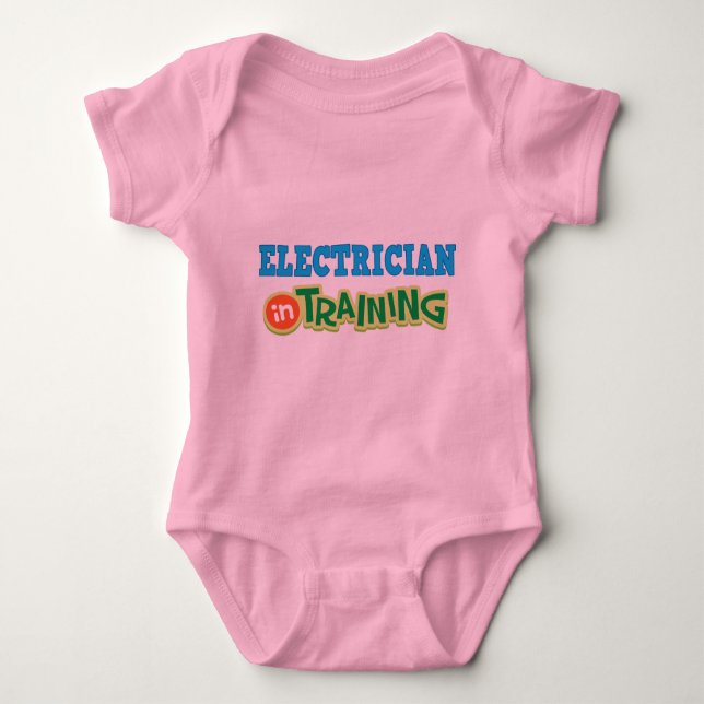 Electrician In Training (Future) Baby Bodysuit (Front)