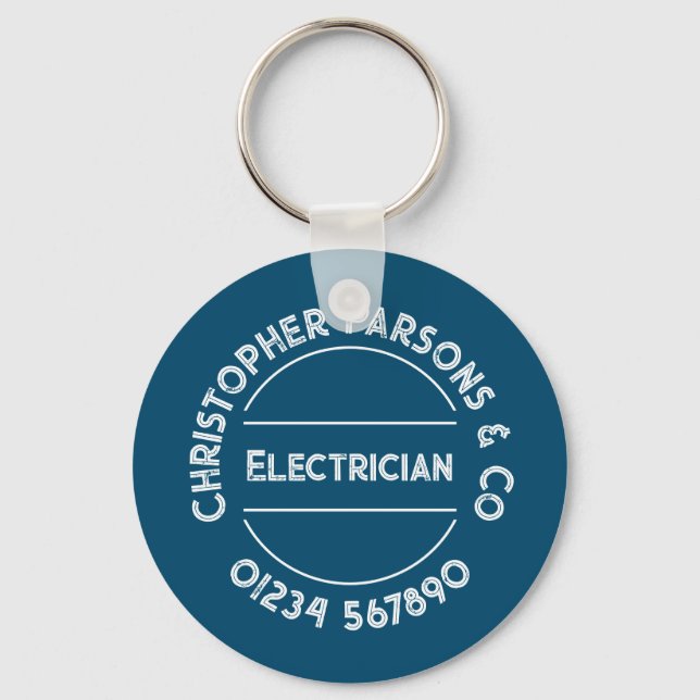 Electrician Key Ring (Front)