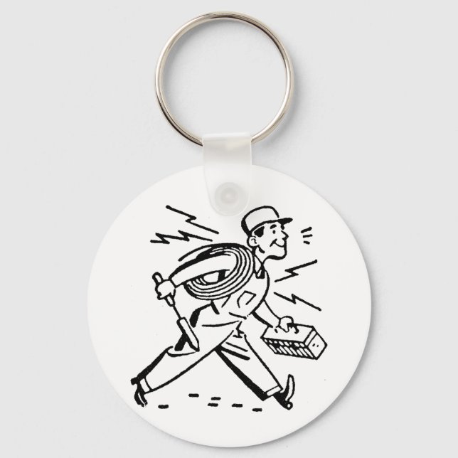 Electrician Key Ring (Front)