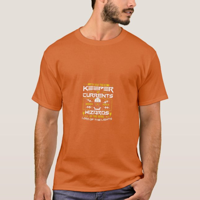 Electrician Lineman Electrical Technician For T-Shirt (Front)