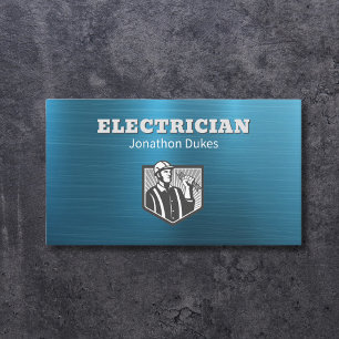 Electrician Maintenance Handyman Contractor  Business Card